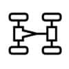 all wheel drive Icon